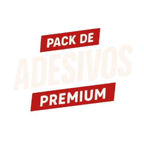 Pack de Adesivos Premium Logo
